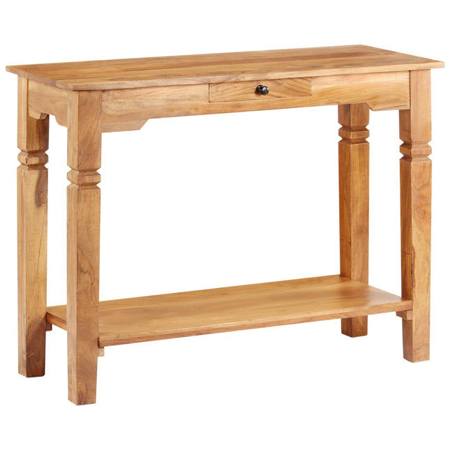 konsolbord 100x40x76 cm massivt akacietræ