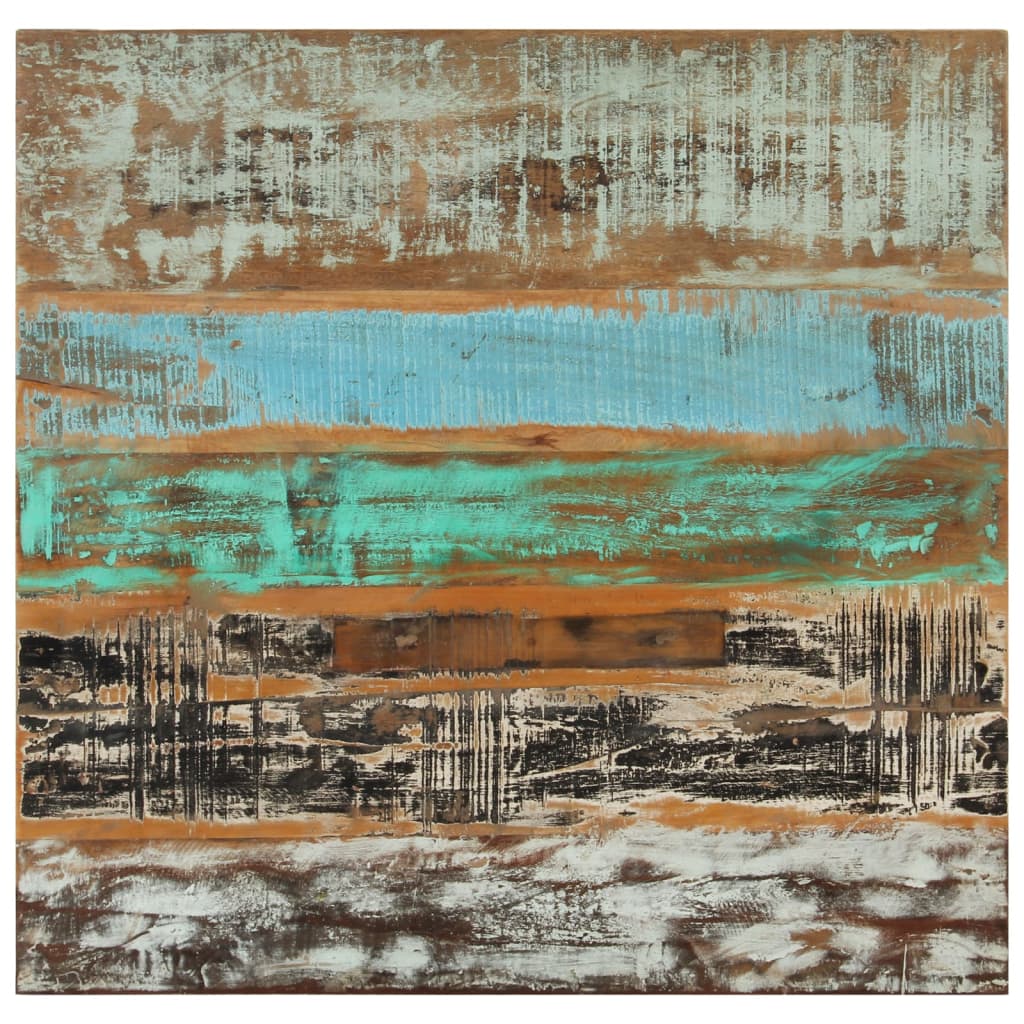 spisebord 82x80x76 cm massivt genbrugstræ