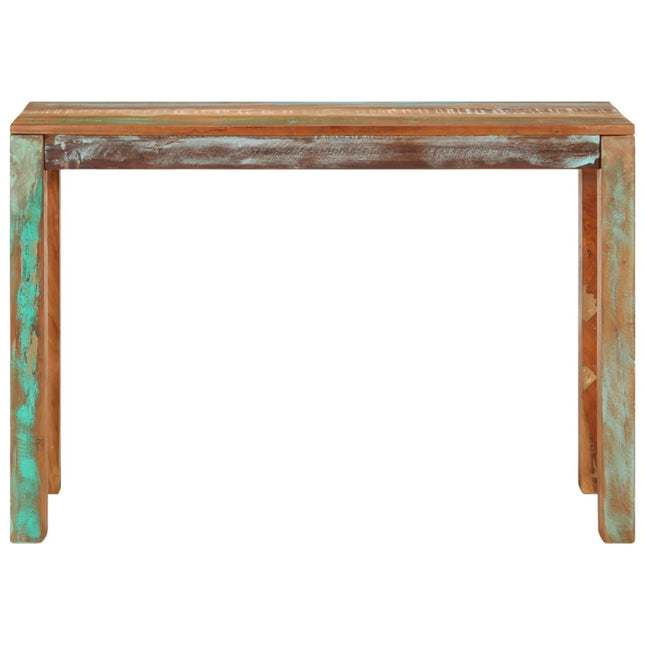 konsolbord 110x35x76 cm massivt genbrugstræ
