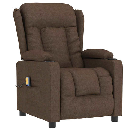 massagestol stof brun