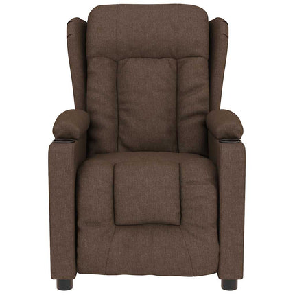 massagestol stof brun