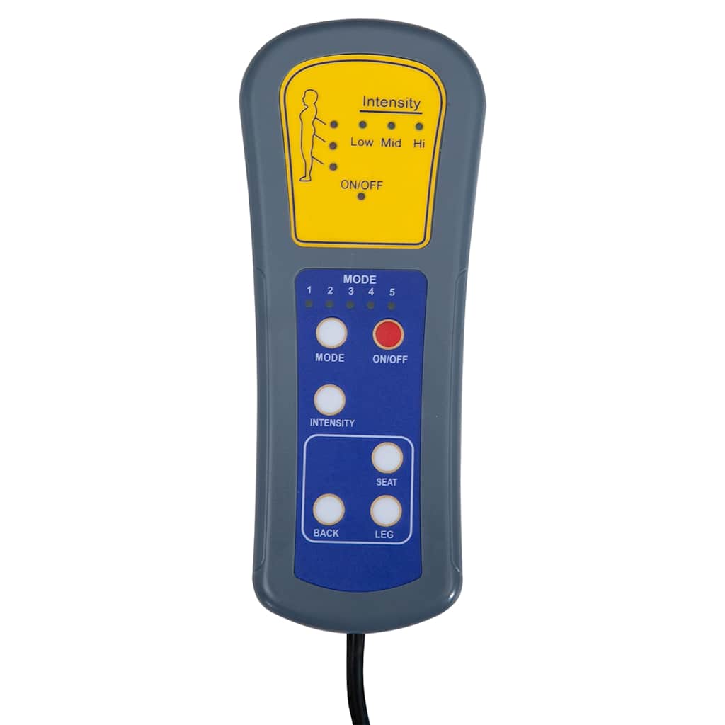 massagestol stof cremefarvet