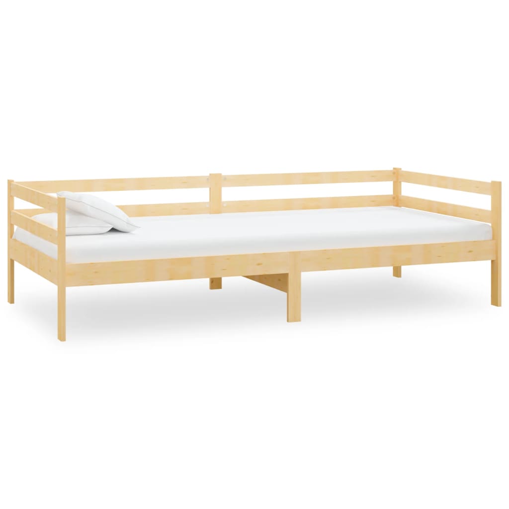 daybed med madras 90x200 cm massivt fyrretræ