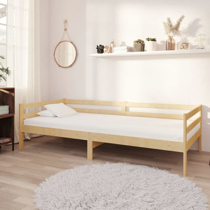daybed med madras 90x200 cm massivt fyrretræ