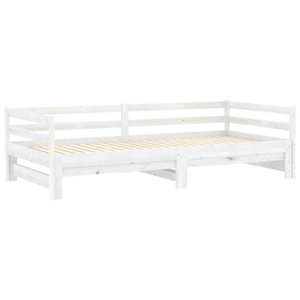 daybed med udtræk 2x(90x200) cm massivt fyrretræ