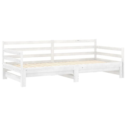 daybed med udtræk 2x(90x200) cm massivt fyrretræ