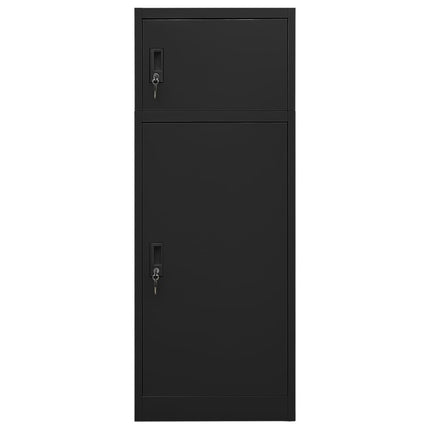 sadelskab 53x53x140 cm stål sort