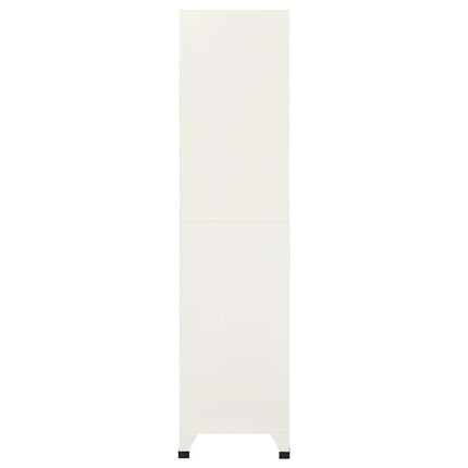 skab 90x45x180 cm stål grå og blå