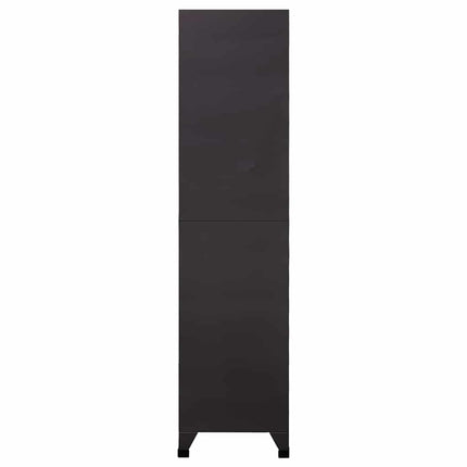 skab 90x40x180 cm stål antracitgrå