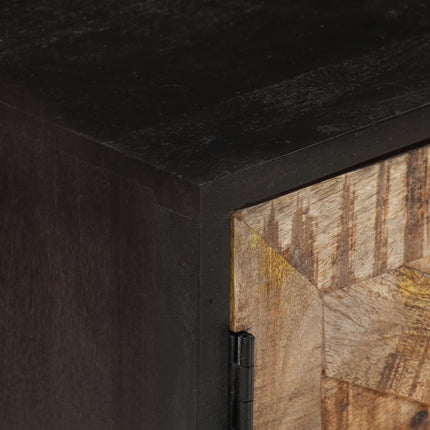 tv-bord 140x30x46 cm ru mangotræ og massivt akacietræ