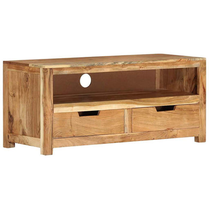 tv-bord 88x35x40 cm massivt akacietræ