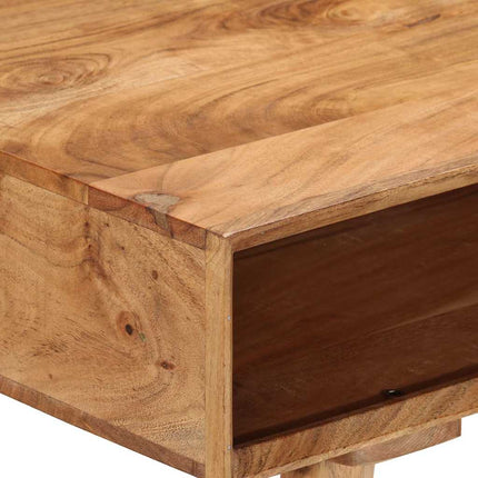 skrivebord 110x50x76 cm massivt akacietræ