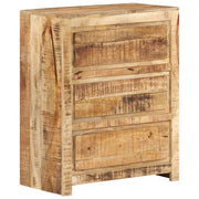 skuffeskab 60x33x75 cm massivt mangotræ