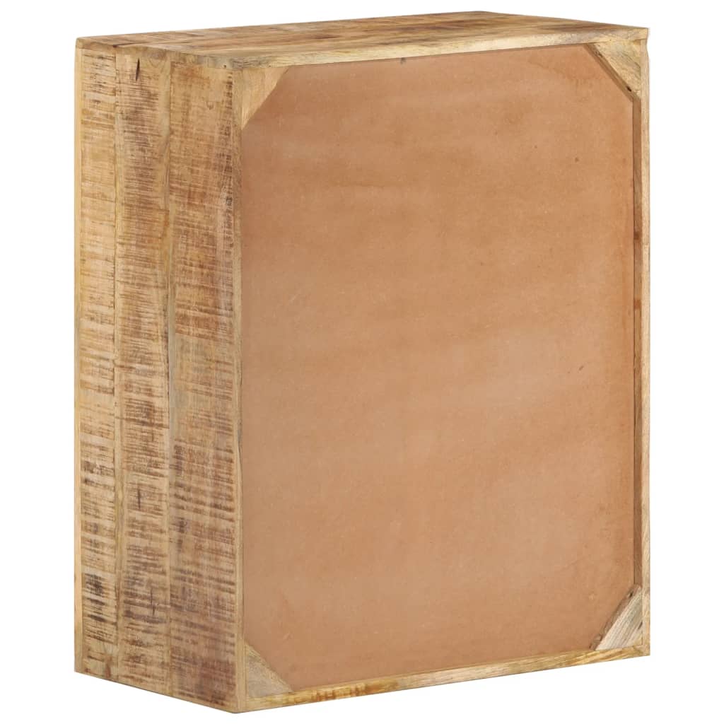 skuffeskab 60x33x75 cm massivt mangotræ