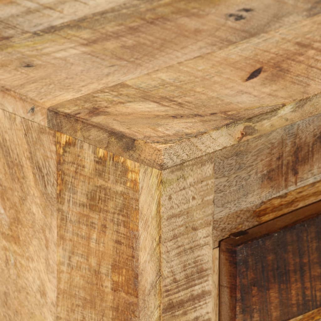 skuffeskab 60x33x75 cm massivt mangotræ