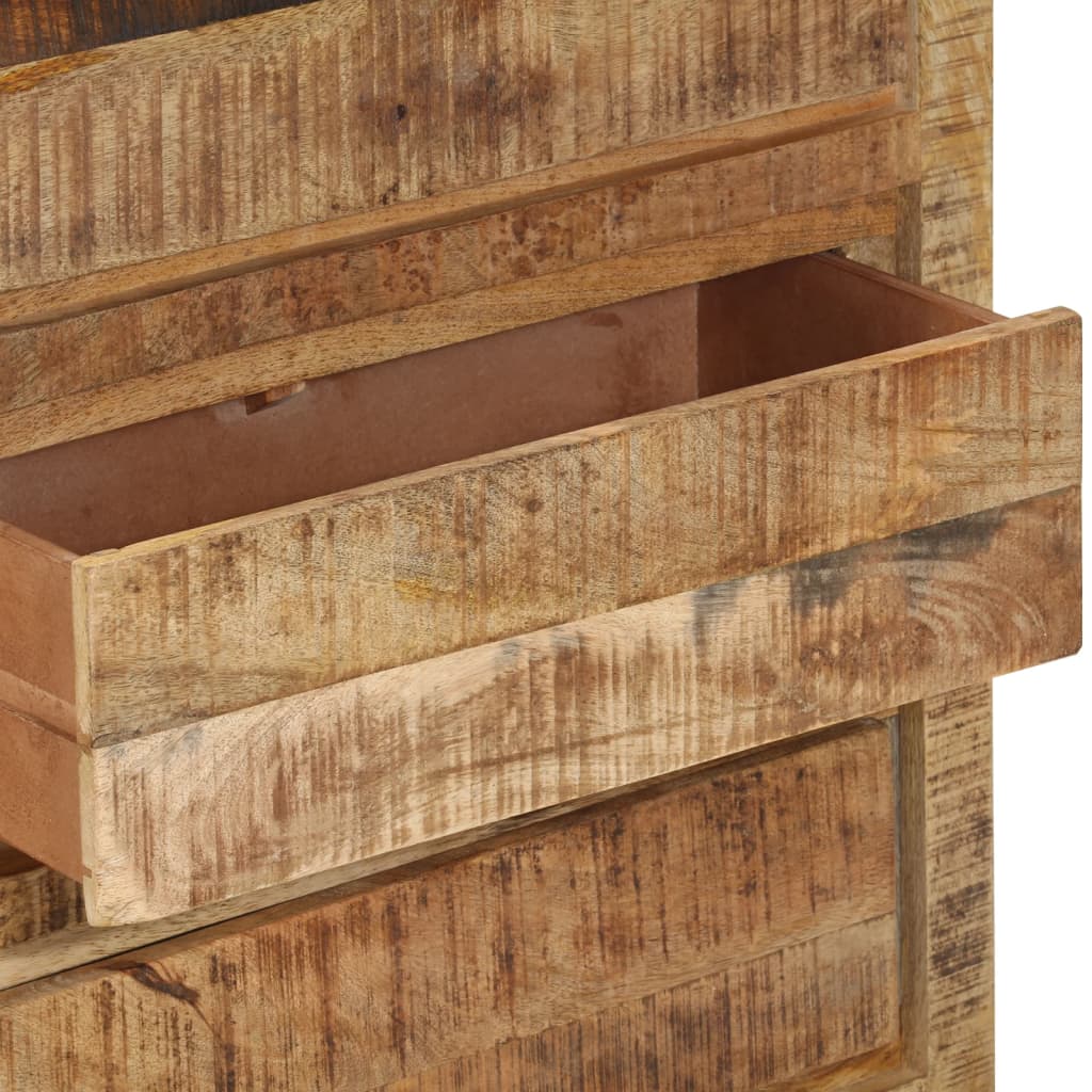 skuffeskab 60x33x75 cm massivt mangotræ
