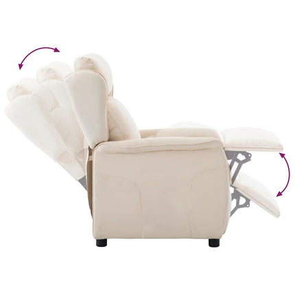 Liggestol Creme 66,5 x 94 x 101,5 cm Polyester