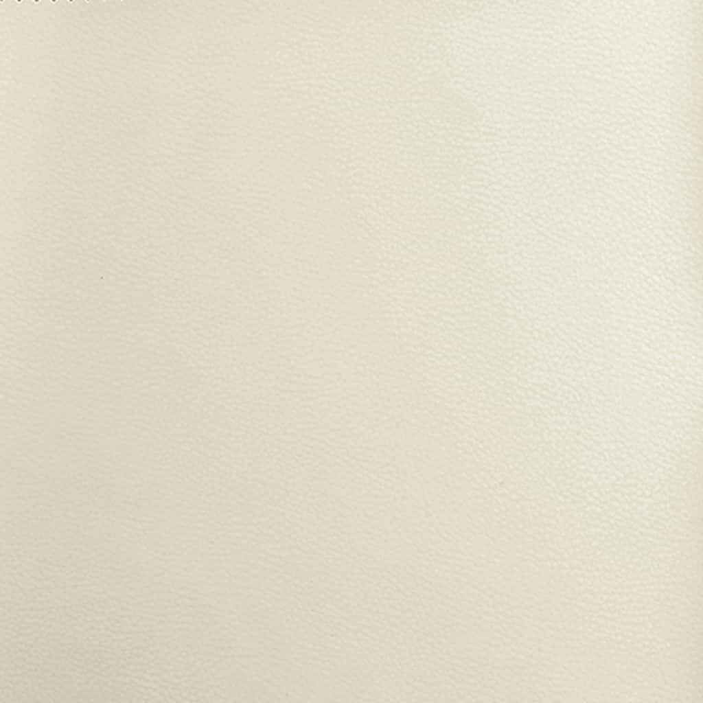 massagestol kunstlæder cremefarvet