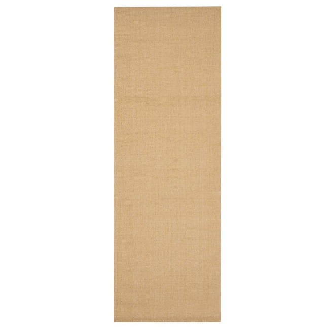 gulvtæppe 66x200 cm naturlig sisal