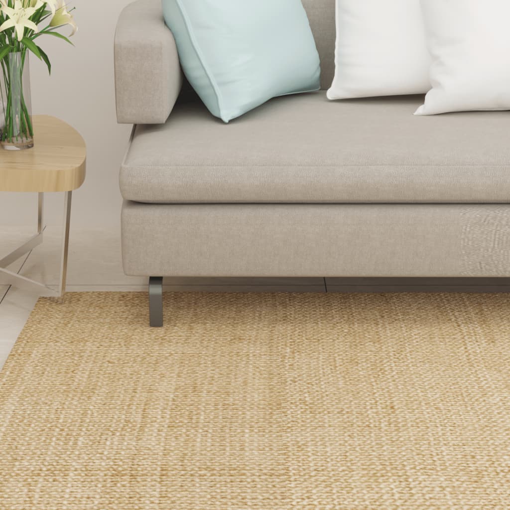 gulvtæppe 66x350 cm naturlig sisal