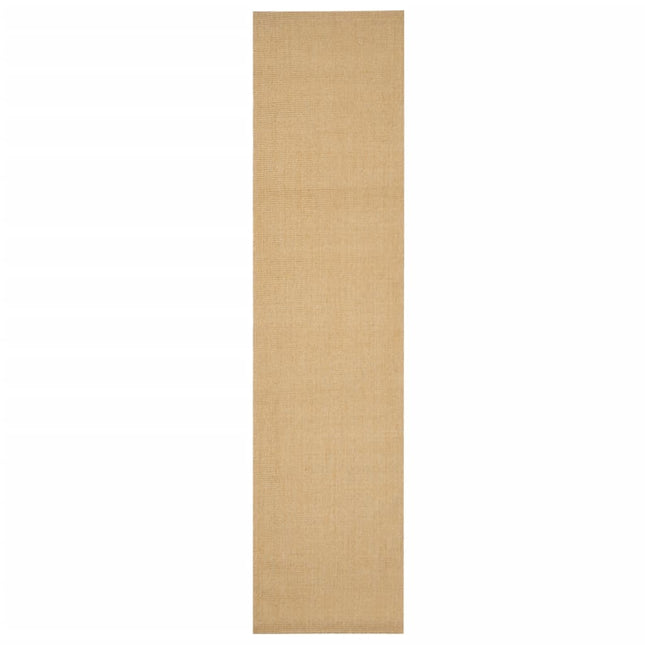 gulvtæppe 80x350 cm naturlig sisal