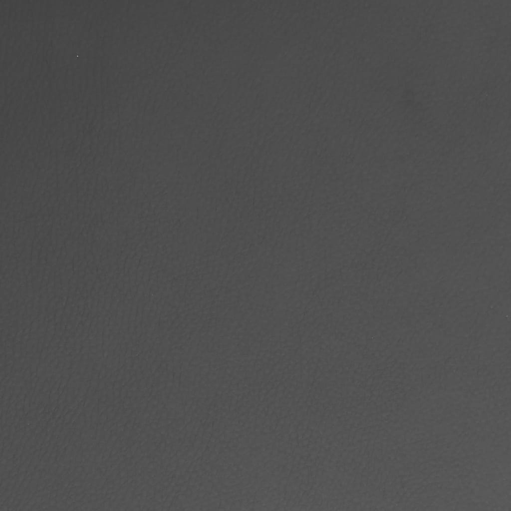 drejelig spisebordsstol kunstlæder grå