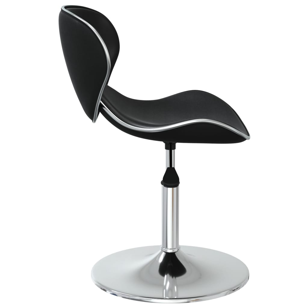 spisebordsstole 4 stk. kunstlæder sort