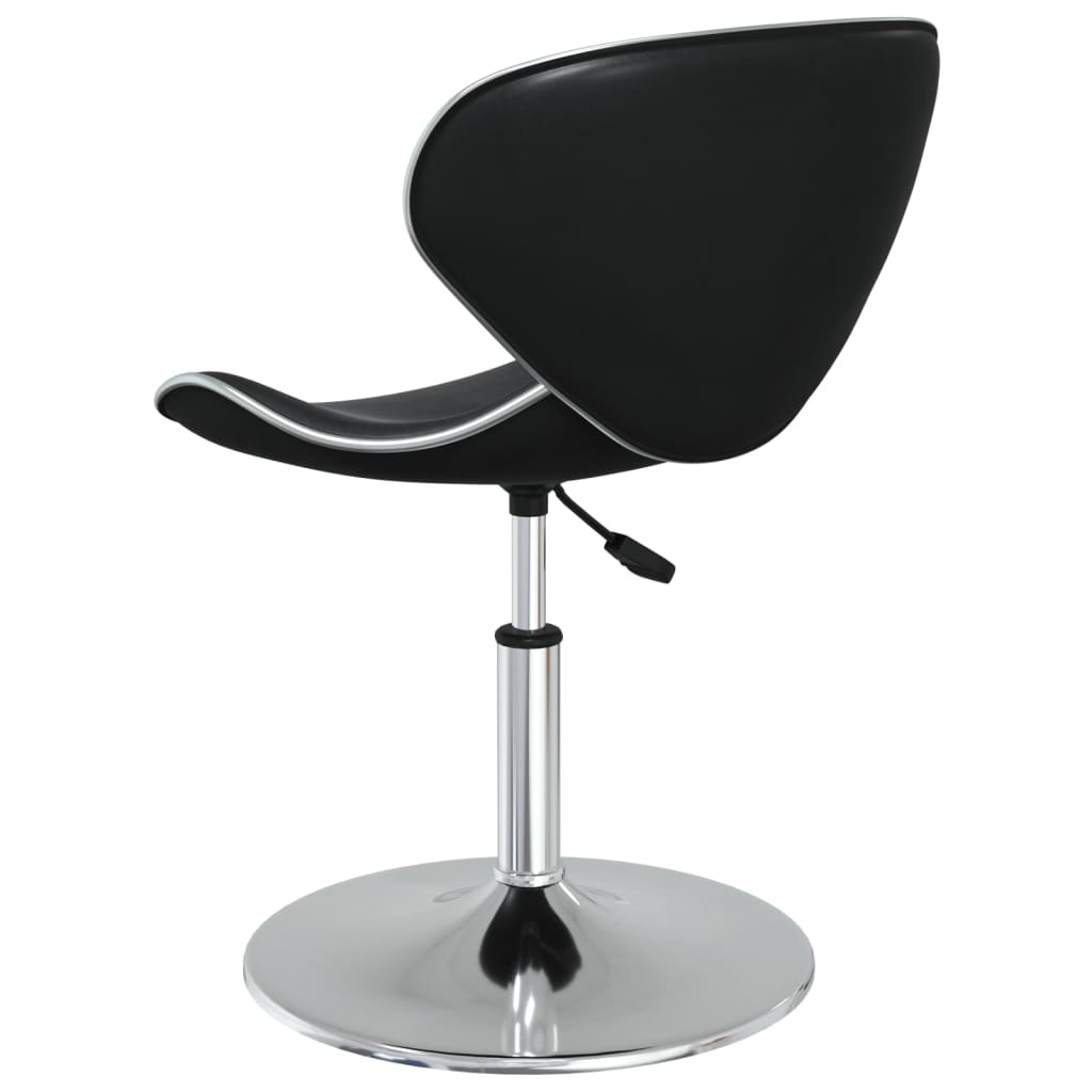 spisestuestole 6 stk. kunstlæder sort