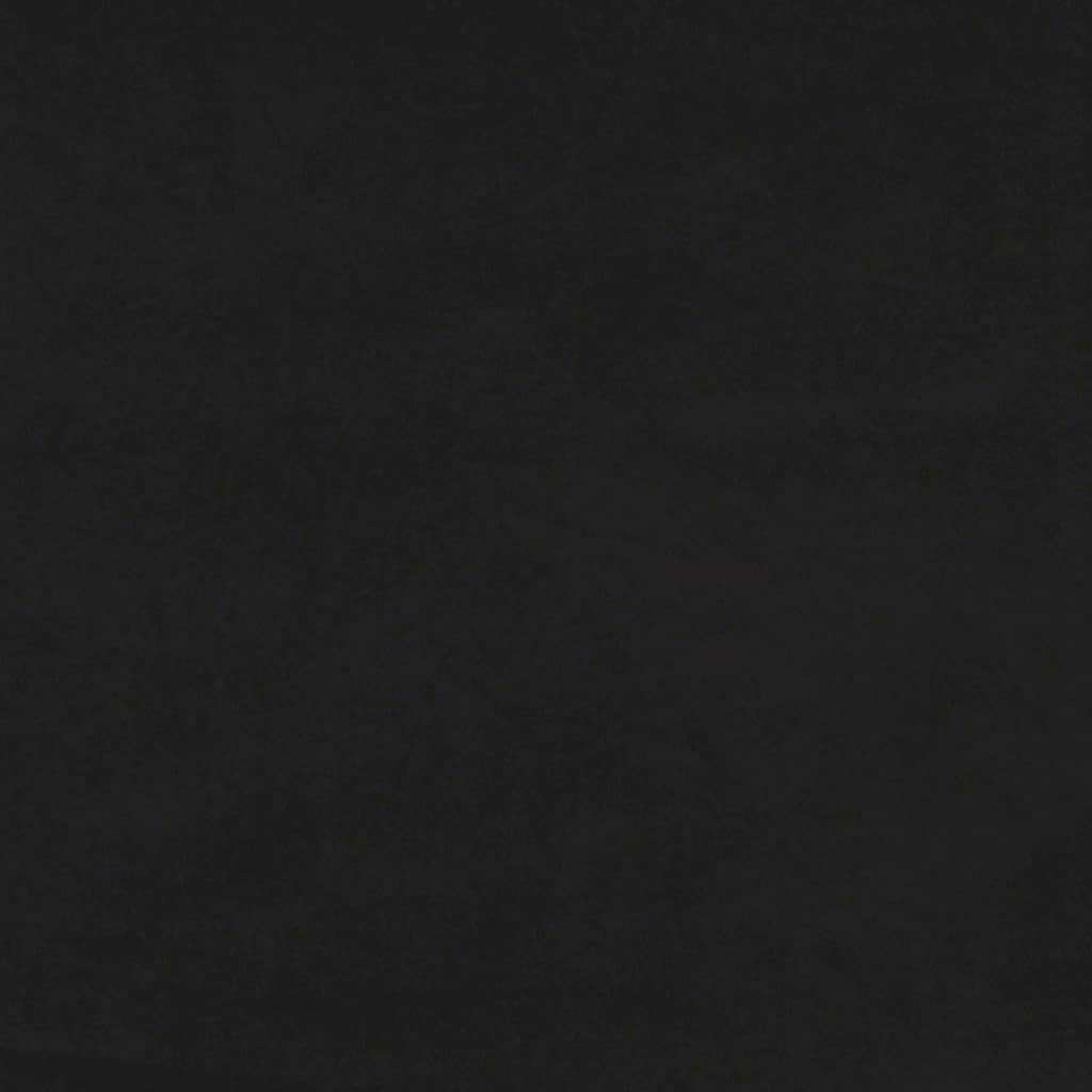 drejelige spisebordsstole 6 stk. fløjl sort