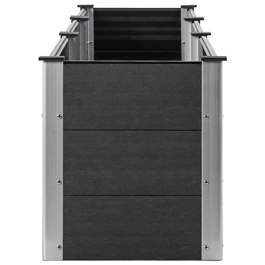 højbed 300x50x54 cm WPC grå