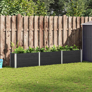 højbed 300x50x54 cm WPC grå