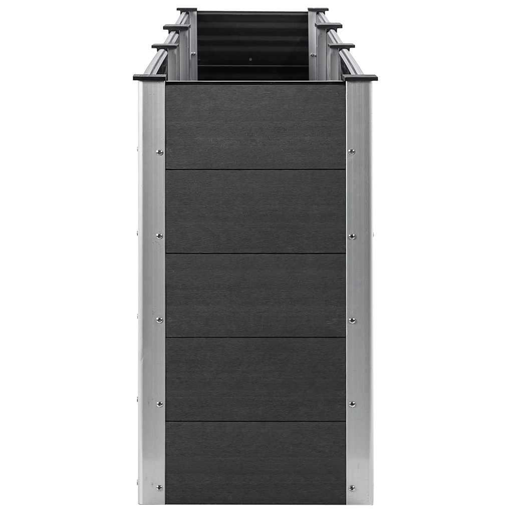 højbed 300x50x91 cm WPC grå