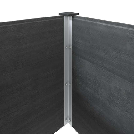 højbed 300x100x91 cm WPC grå