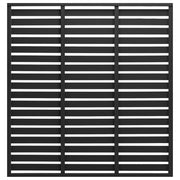 hegnspanel 180x180 cm WPC sort
