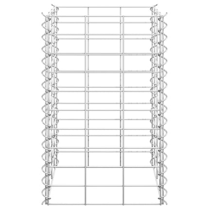 gabion-højbede 3 stk. 30x30x50 cm jern
