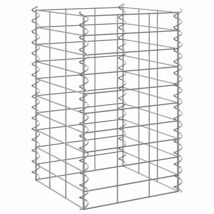 gabion-højbede 3 stk. 30x30x50 cm jern