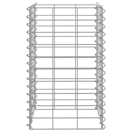 gabion-højbede 3 stk. 30x30x50 cm jern