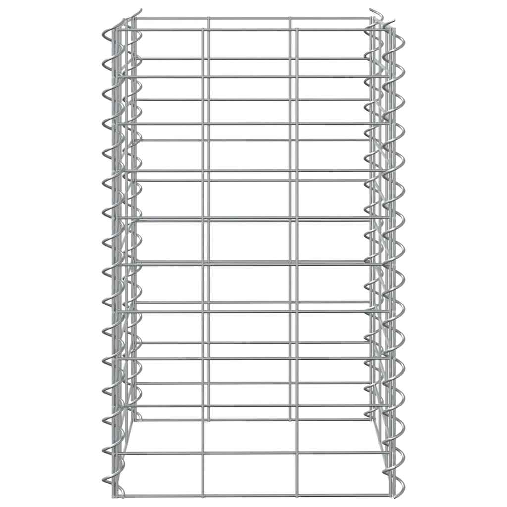 gabion-højbede 3 stk. 30x30x50 cm jern
