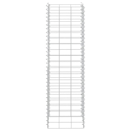 gabion-højbede 3 stk. 30x30x100 cm jern
