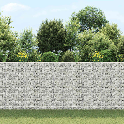 gabion-højbede 3 stk. 30x30x150 cm jern