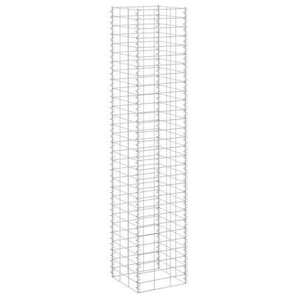 gabion-højbede 3 stk. 30x30x150 cm jern
