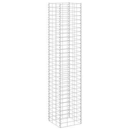 gabion-højbede 3 stk. 30x30x150 cm jern