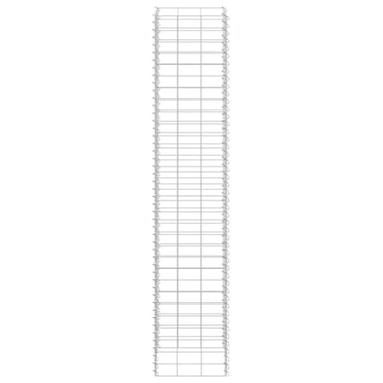 gabion-højbede 3 stk. 30x30x150 cm jern
