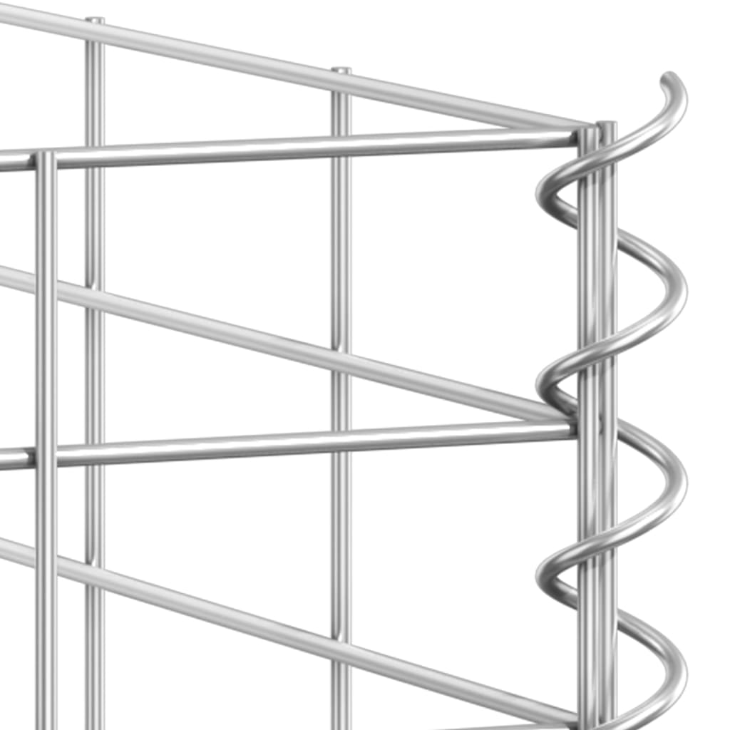 gabion-højbede 3 stk. 30x30x200 cm jern