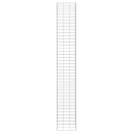 gabion-højbede 3 stk. 30x30x200 cm jern