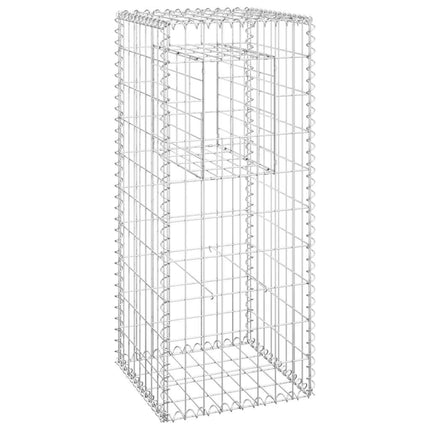 gabionkurve 2 stk. 40x40x100 cm jern