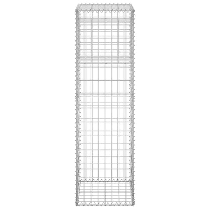 gabionkurve 2 stk. 40x40x140 cm jern
