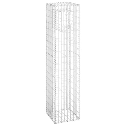gabionkurve 2 stk. 40x40x180 cm jern