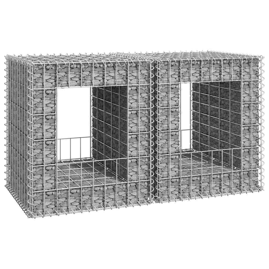 Gabionkurve 2 Stk. 50x50x60 Cm Jern - Vidaxl