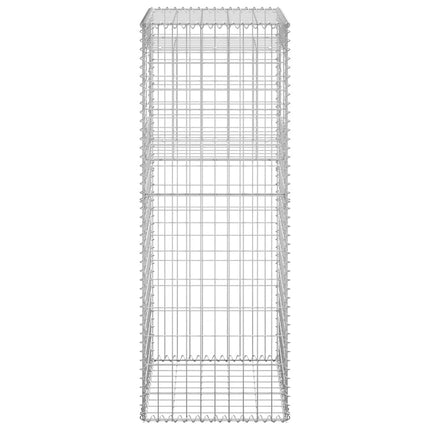 gabionkurve 2 stk. 50x50x140 cm jern